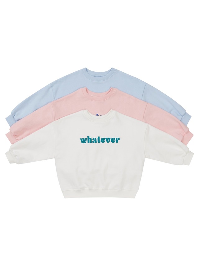 【取寄】our｜whatever sweatshirt｜ワットエバースウェット｜S-JXL｜kids&jr｜26 spring