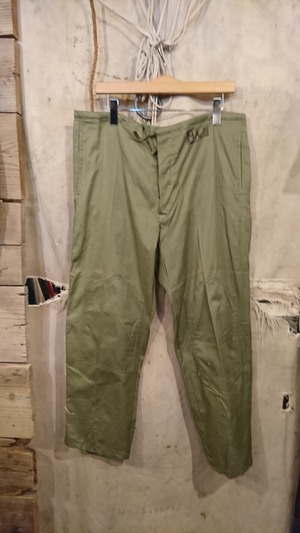 "ROUMANIA MILITARY EASY WORK PANTS" DEAD STOCK 25