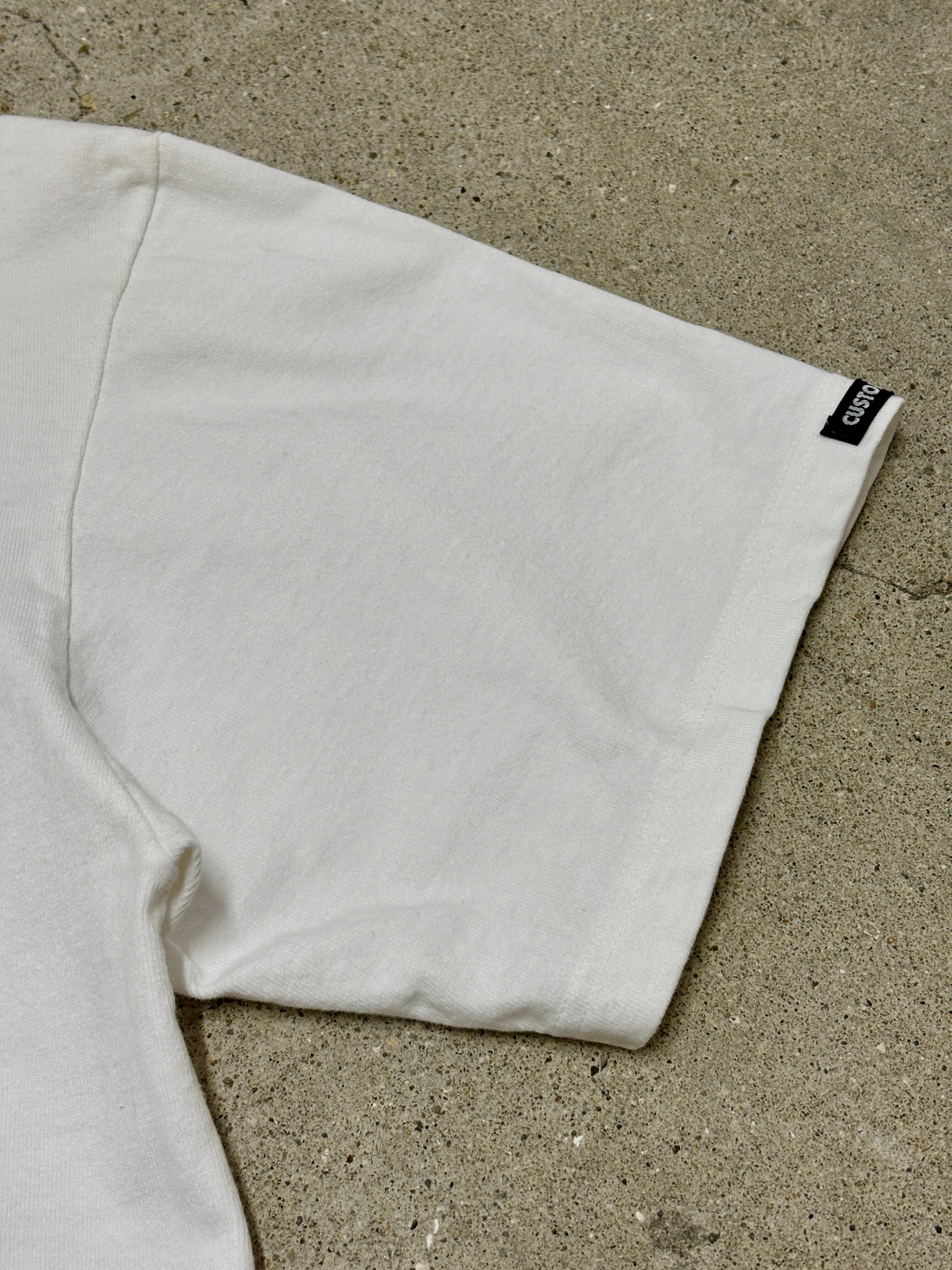 00s OLD STUSSY/CUSTOMADE/CRASH/Print Tee/USA製/XXL/バスケット