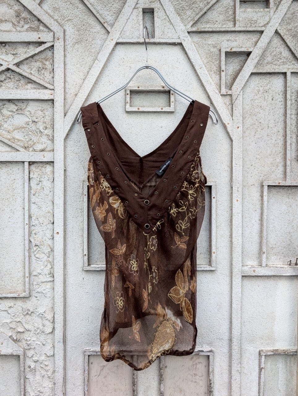 "FAIRY GRUNGE" design no-sleeves tops / made in ITALY