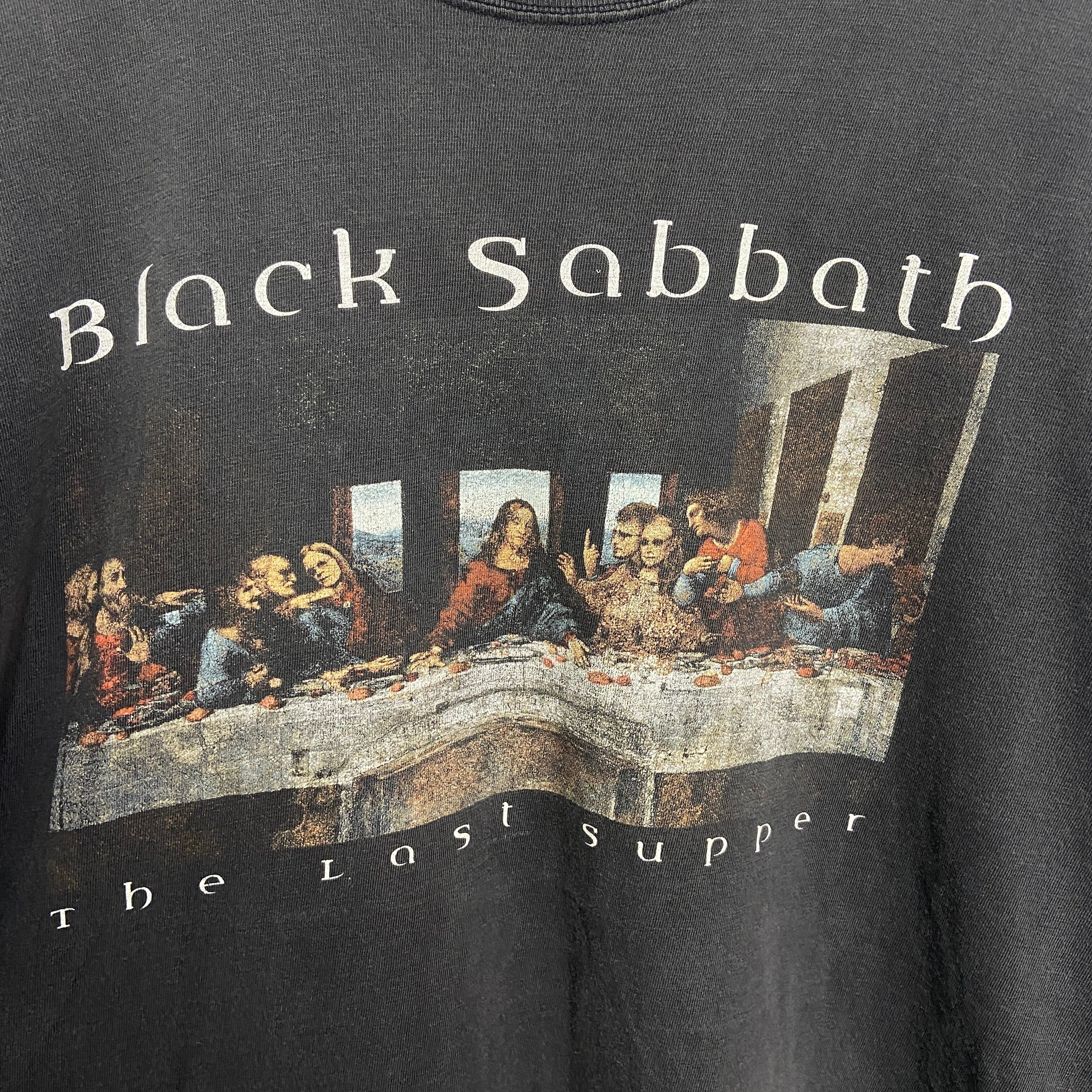 90s BlackSabbath ブラックサバス 最後の晩餐 バンt XL | 古着屋 Uan