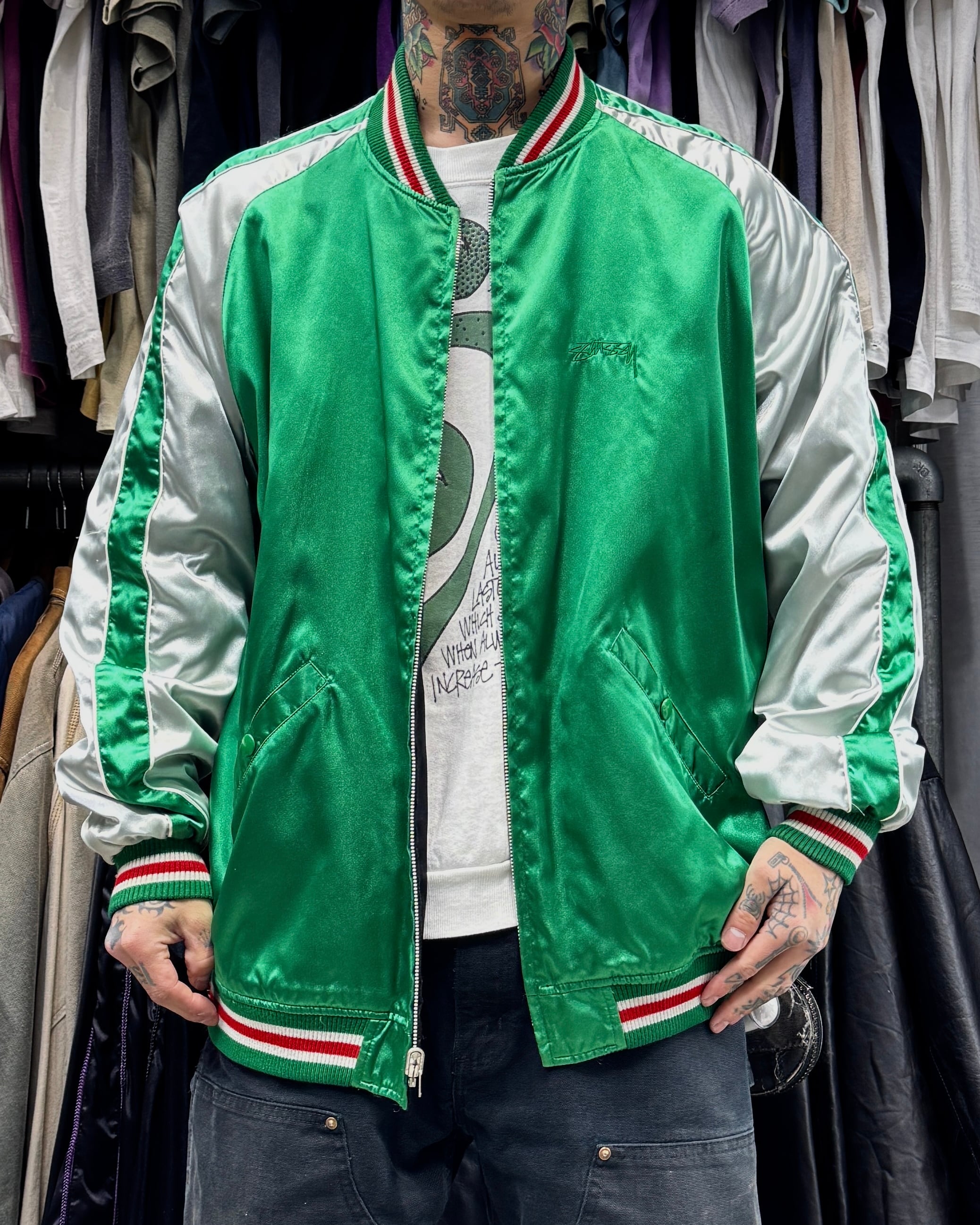 Special!!】00's old stussy Souvenir Jacket “スカジャン” 【高円寺