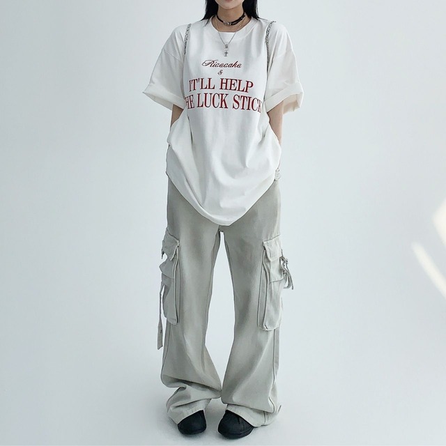 マルチポケットカーゴワイドパンツ   R00958