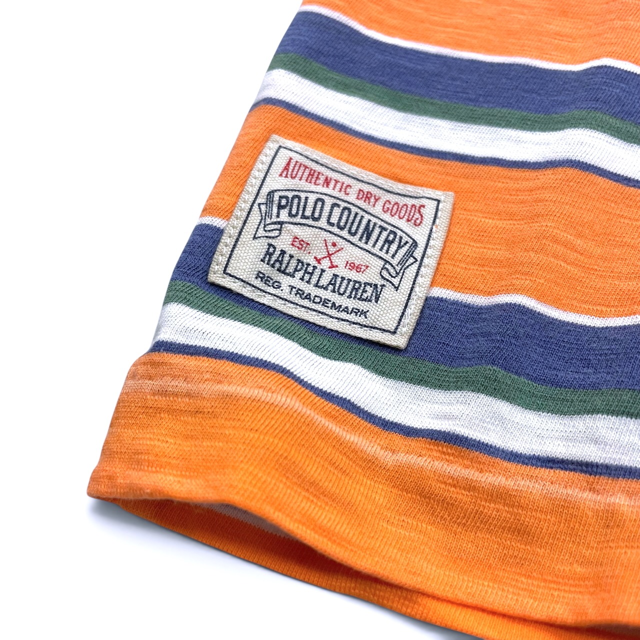 【新品】Polo Ralph Lauren × Polo Country ポロラルフローレン × ポロカントリー レトロボーダー ポケットTシャツ【SST-POLO-012】 - 3