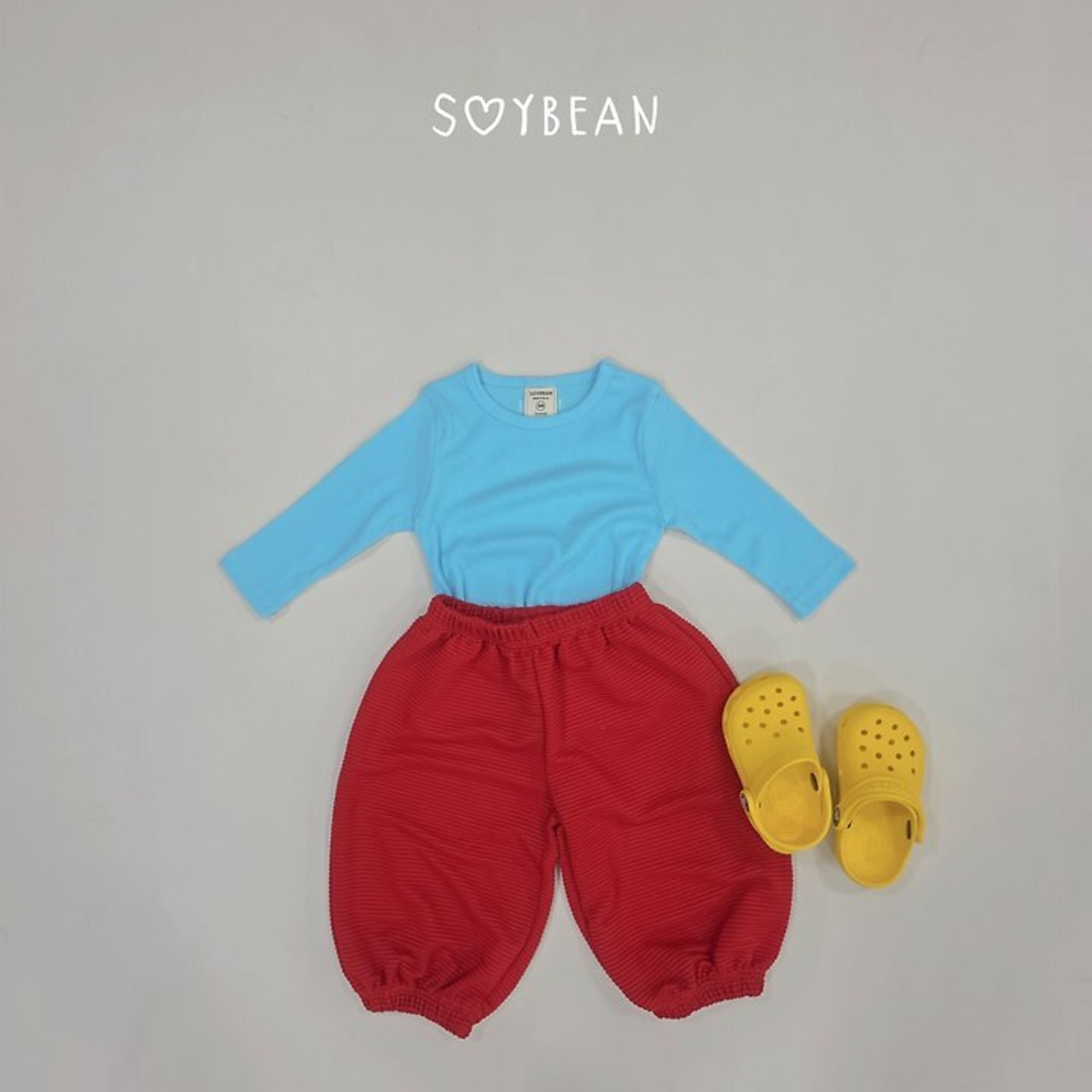 【取寄】SOYBEAN キッズ カラー上下セット｜秋服｜韓国子供服｜ 26/AT