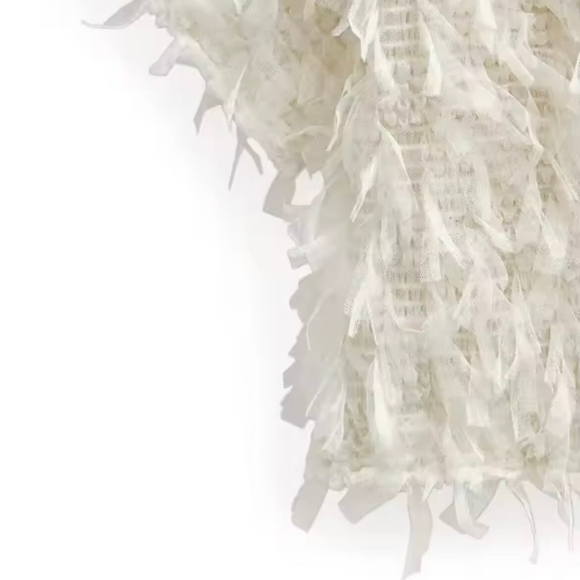 ribbon soft tulle tops
