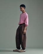 ADAM PATEK generous tuck relax pants (BRN) AP2428001