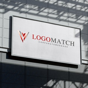 勝利するVのロゴ