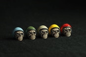 VINTAGE HELL'MET VALVE CAP /CC110イエロー
