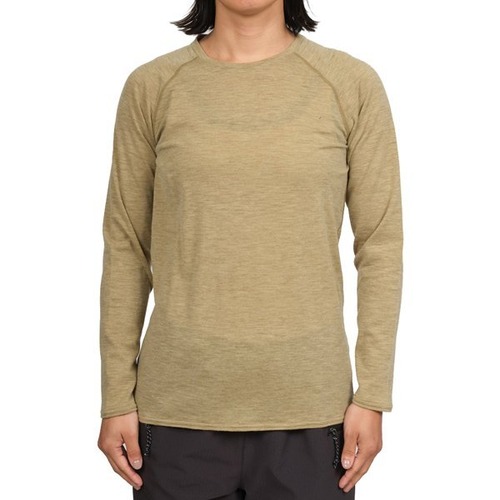 AXESQUIN アクシーズクイン Women's Merino Wool LS Tee 女性用 メリノウール ロンTee