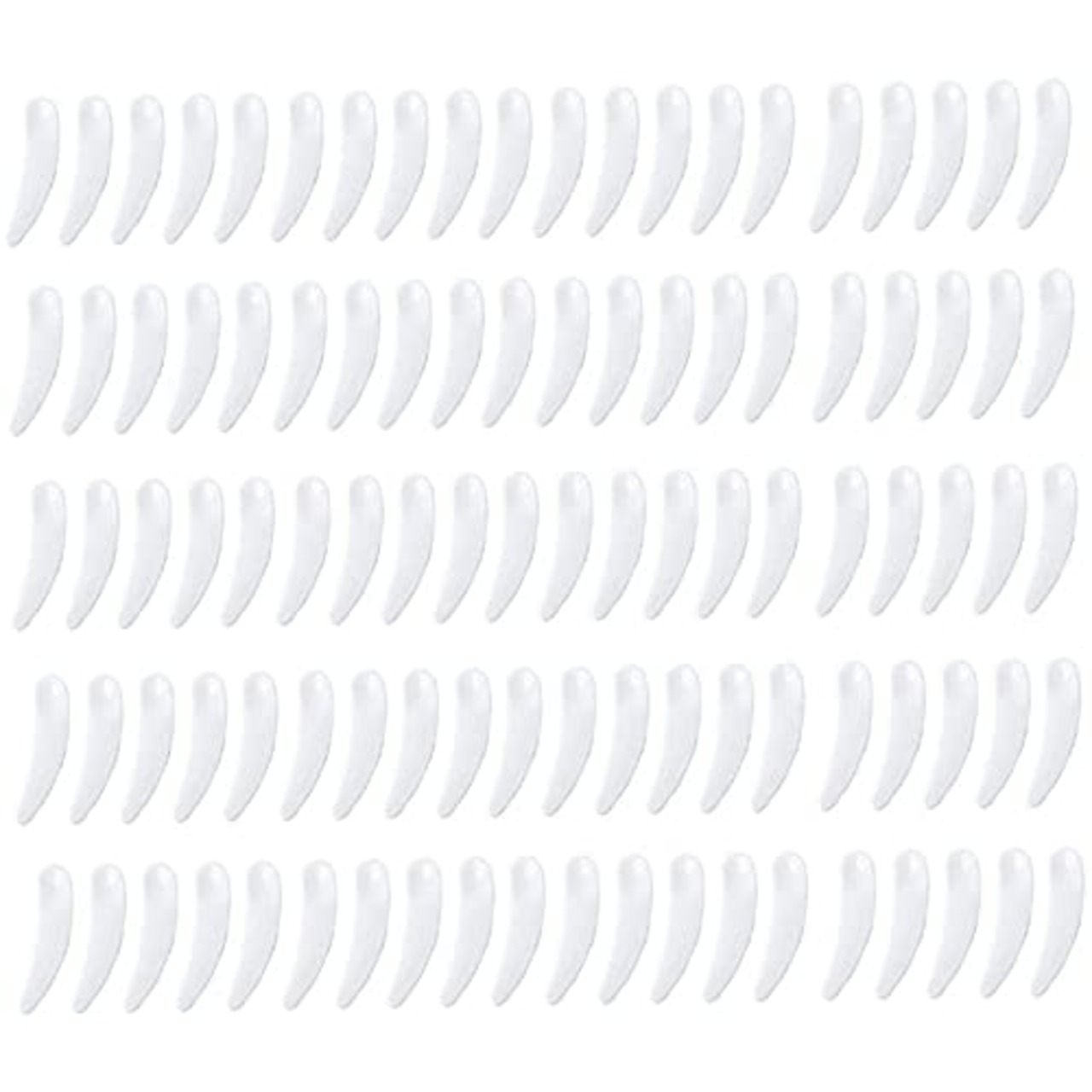 使い捨て スパチュラ 化粧品用 クリーム スパチュ メイク用スパチュラ ミニ 化粧品スプーン 化粧品スプーン スキンケア ツール 自宅用 旅行用品（100個入り）