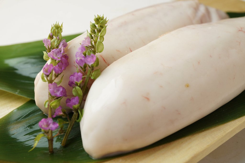 ※12月予約用※[※追加用※] 長崎産 活とらふぐ白子１人前 黒門市場 西川鮮魚店