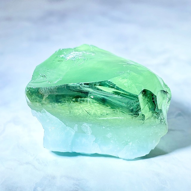 インドネシア産アンダラクリスタル原石 和菓子風アンダラ No.2