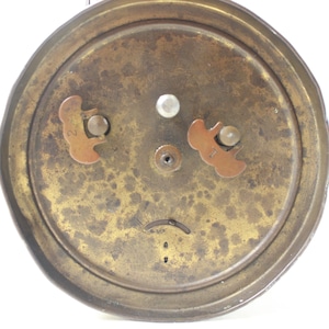 【動作確認済】 へそ型 精工舎（現セイコー） ゼンマイ式目覚まし時計（昭和初期）