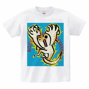 アメコミ風Tシャツ(フトアゴヒゲトカゲ/ウリ)