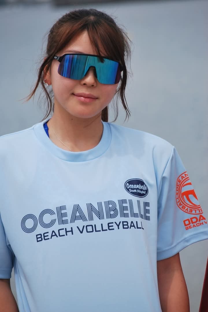 OCEANBELLE ODAIBA BEACH VOLLEY 2025（ライトブルー×ネイビー×袖