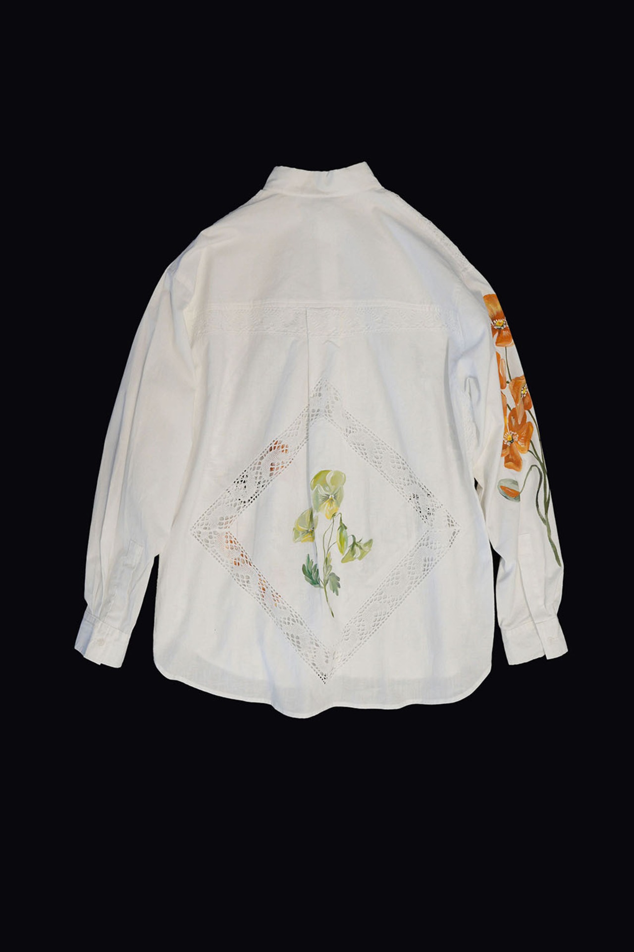 vintage lace big shirts-poppy