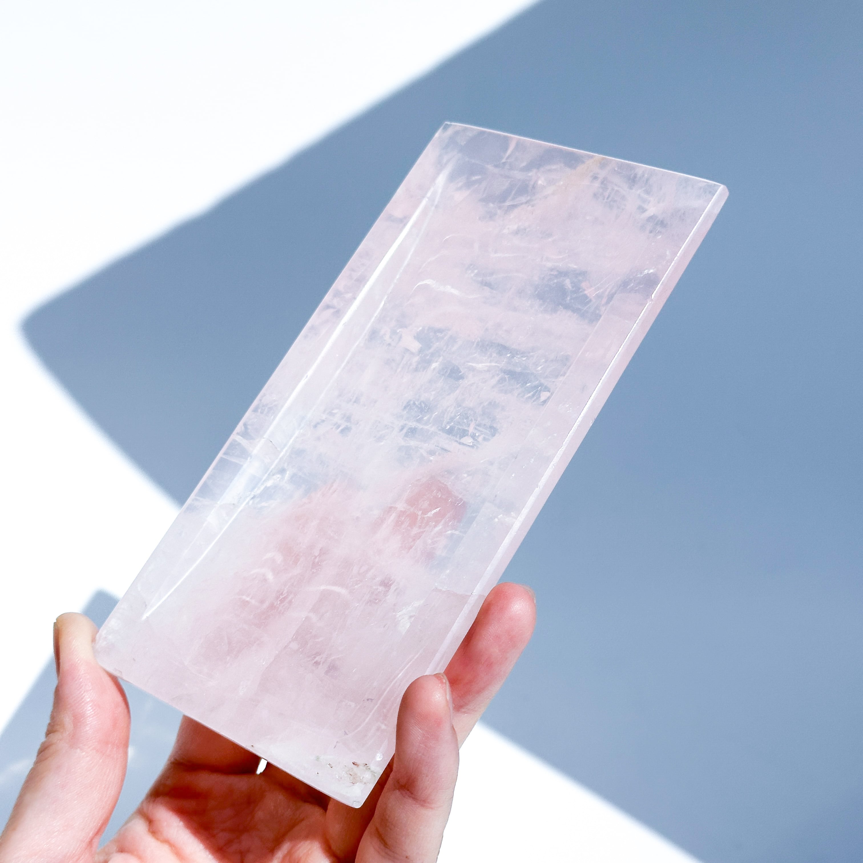 ローズクォーツのトレー 01◇ Rose Quartz ◇ 天然石・鉱物