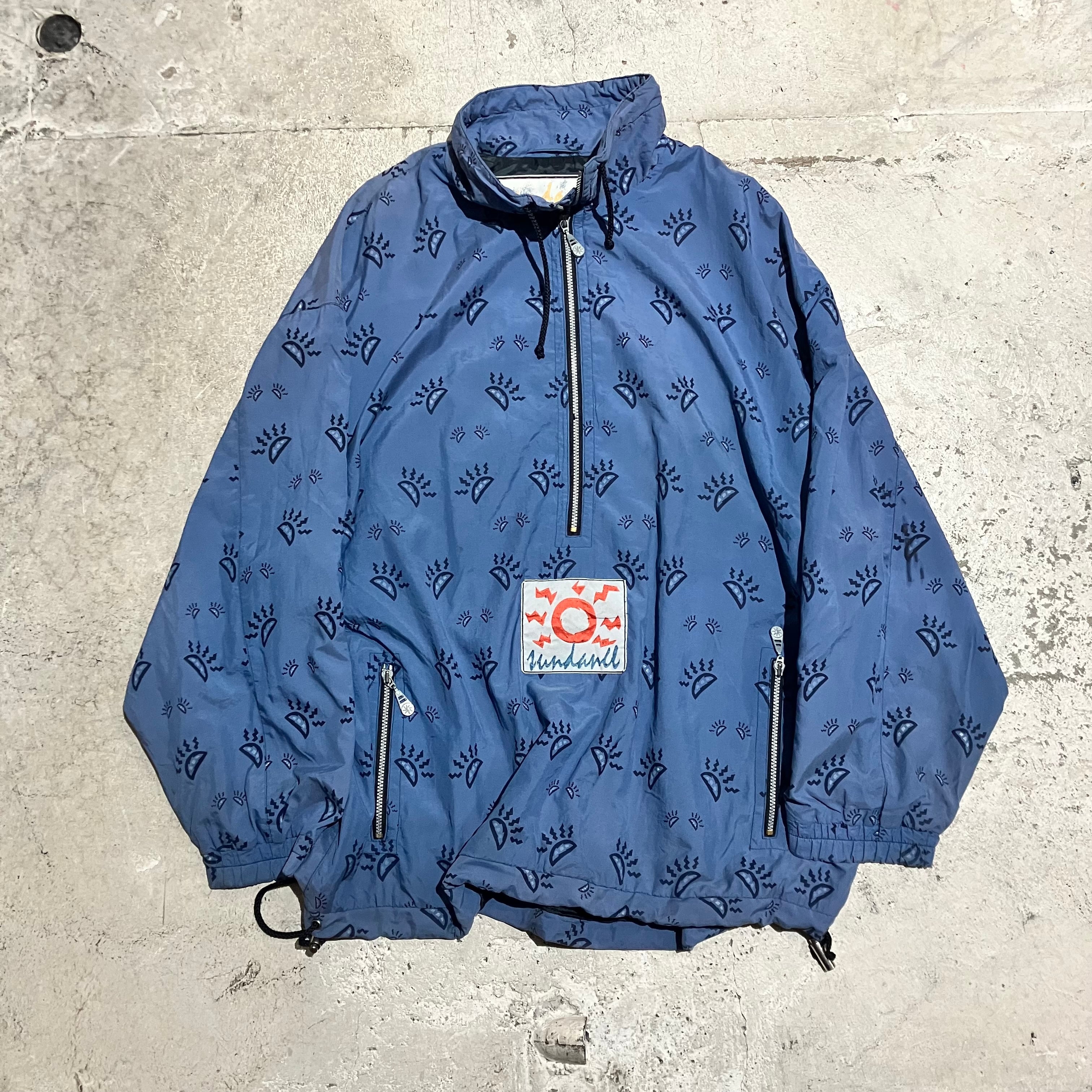 90s メキシコ製 エディーバウアー フリースジャケット デナリ ブルー