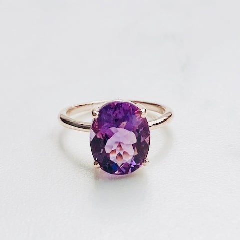 アメジスト /オーバルカット | ＜天然石ジュエリー＞Sally's Jewelry