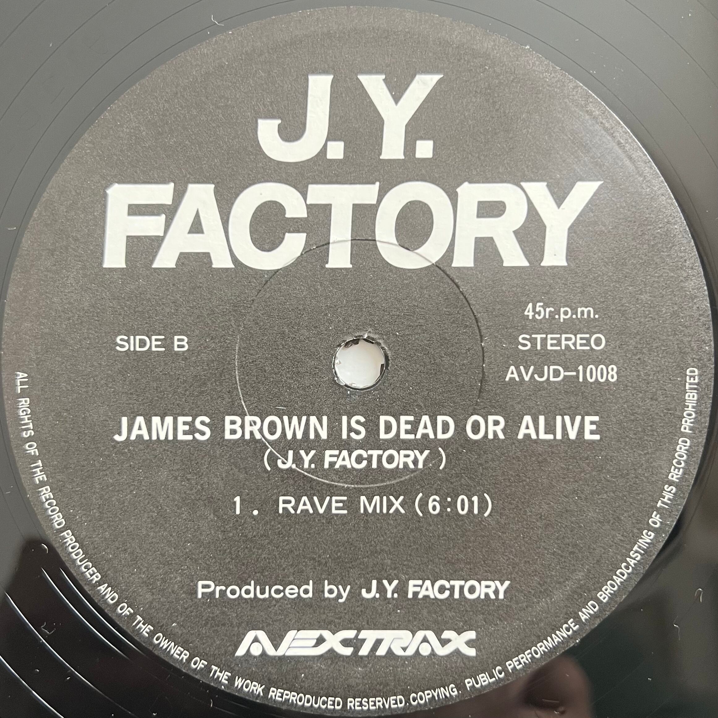 1992] J.Y. Factory – James Brown Is Dead Or Alive !?!? [Avex Trax