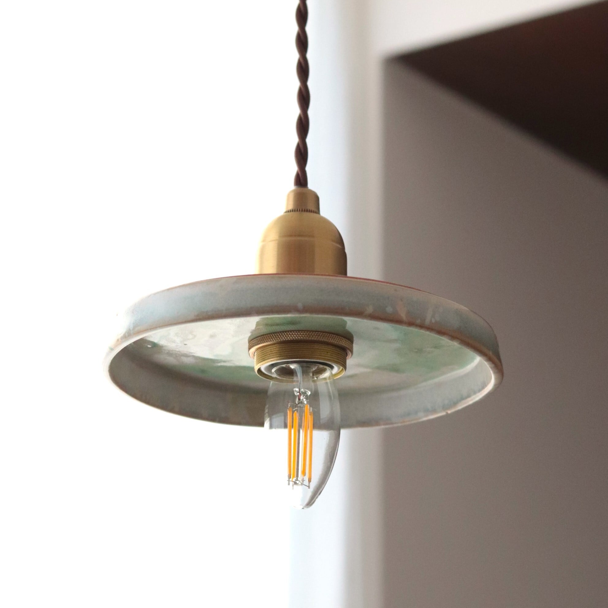 照明】信楽焼シェードのペンダントライト パン/S | ジーフラット