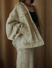 2color ケミカルカラーデニムジャケット