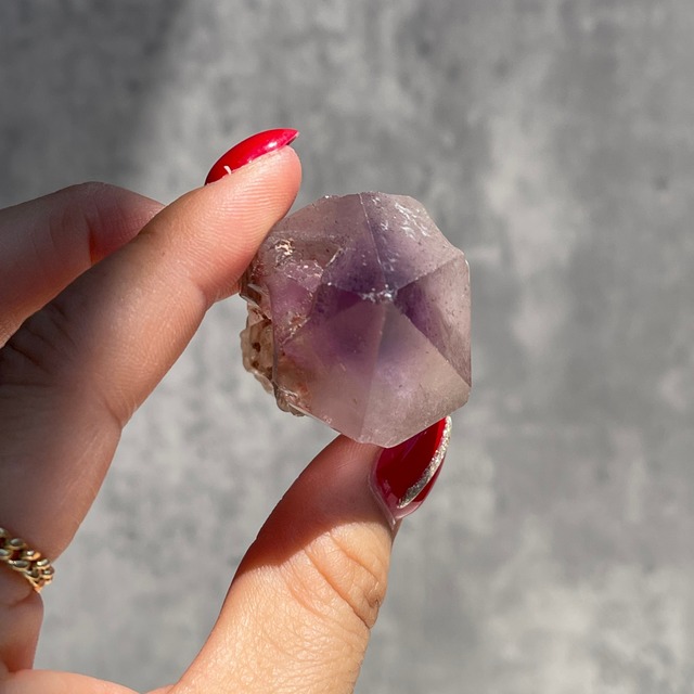 【マダガスカル産 セプター形状 アメジスト】⑥ 鉱物 天然石 パワーストーン　　