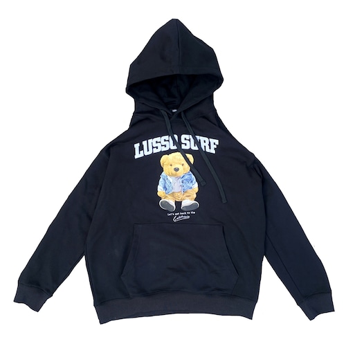 LUSSO SURF Bear Hoodie【Black】