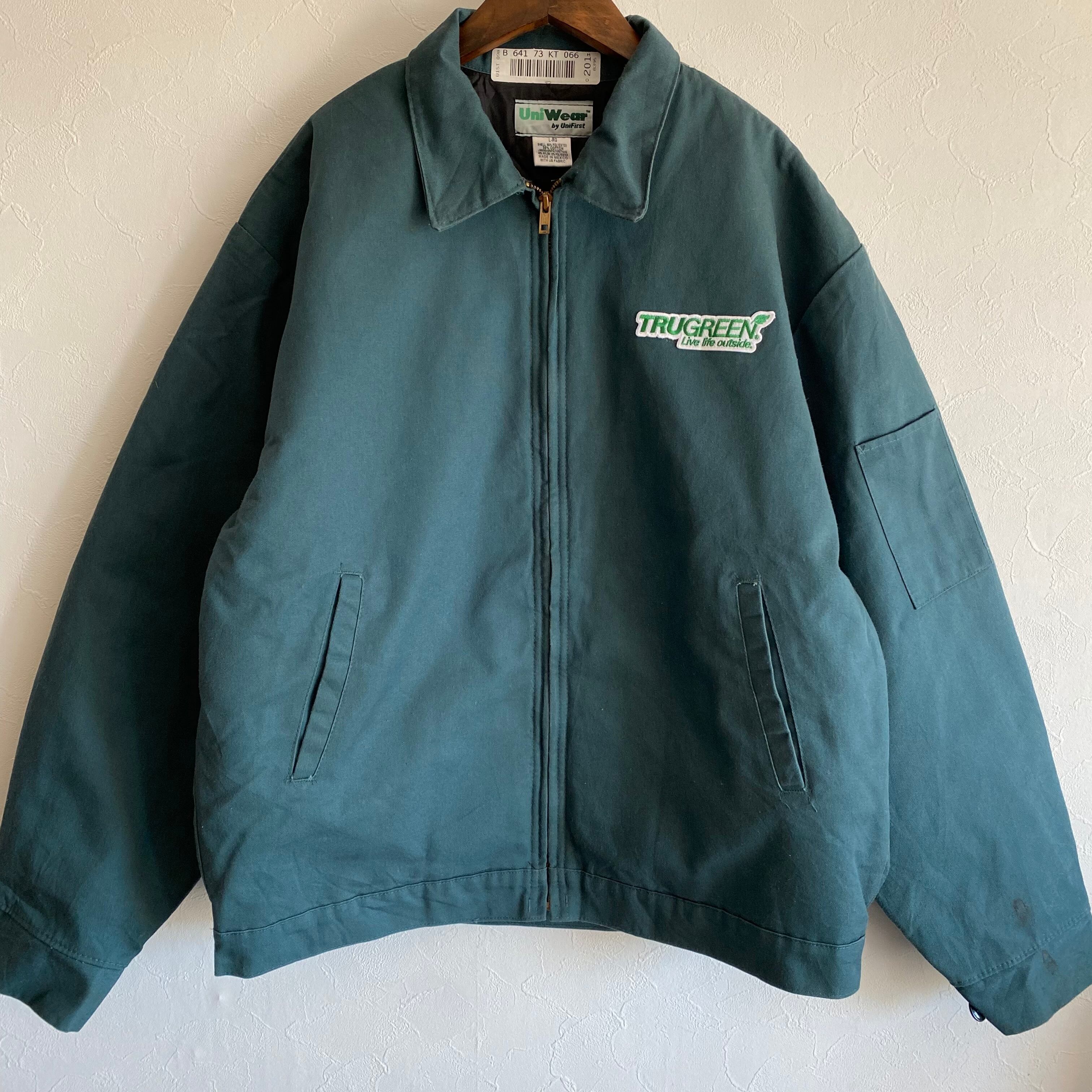 Made in MEXICO TRUGREEN LIVE LIFE OUTSIDE QUILTING WORK JACKET{メキシコ製 ユニウェアー ワークジャケット 古着 used メンズ}
