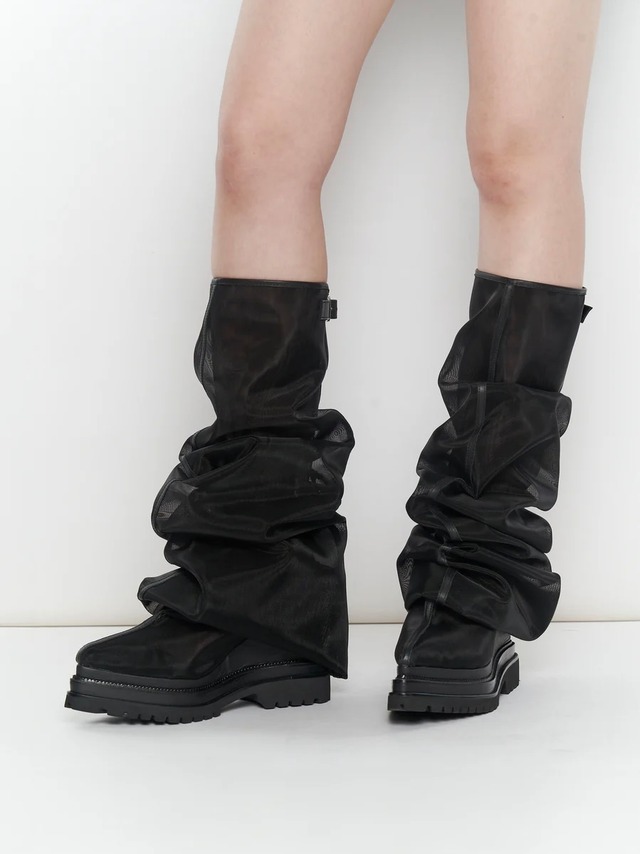 【26SS】POOLDE プールデ / SHEER MELTED BOOTS
