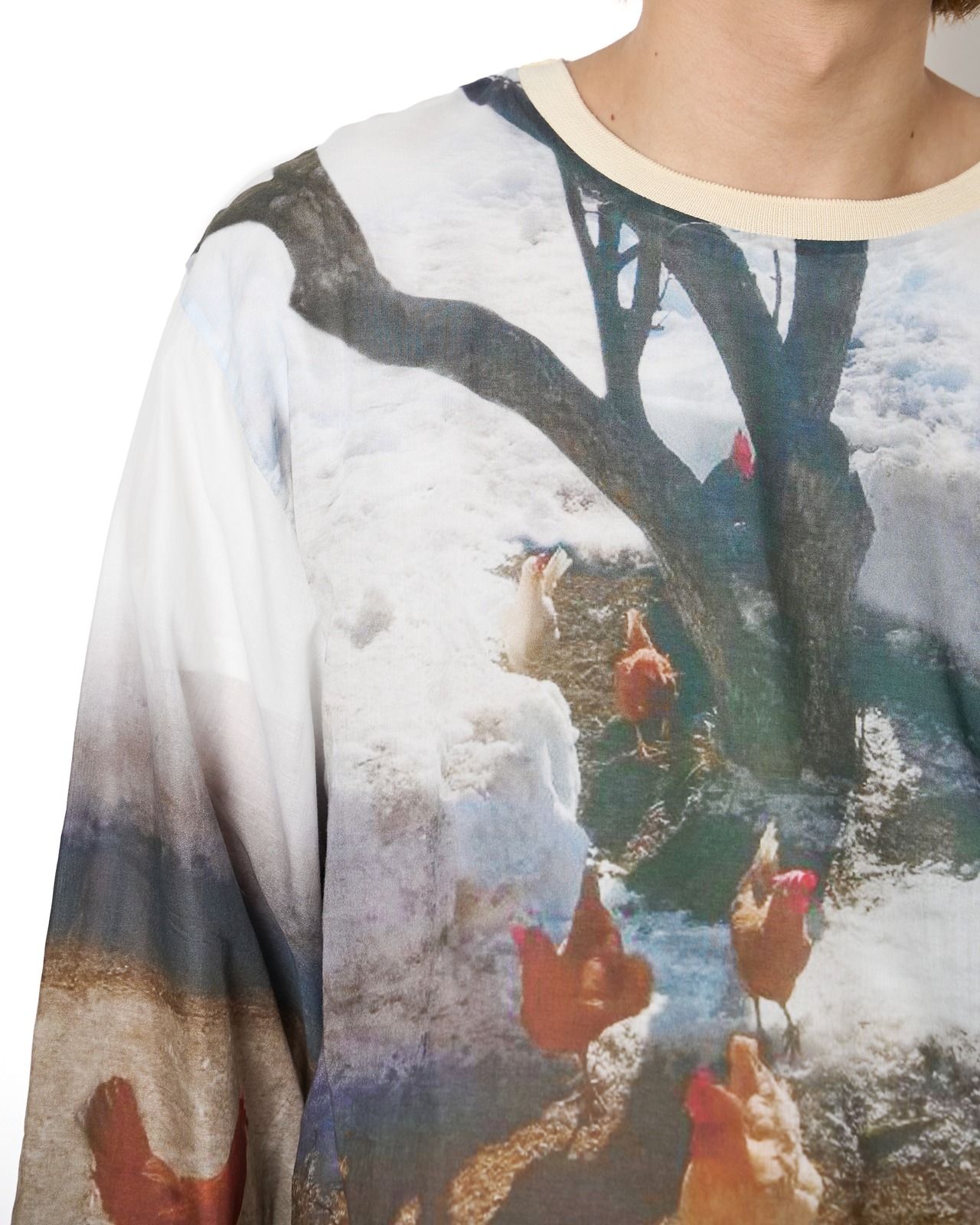 BLESS "Holidaysnowchicken Long〔Print〕"