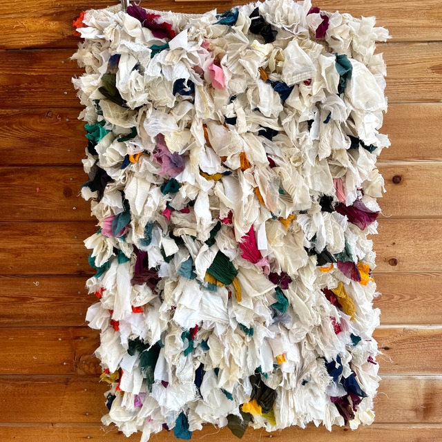 yao "India Bushy Rug L Whitish" 61cm×93cm ラグ③