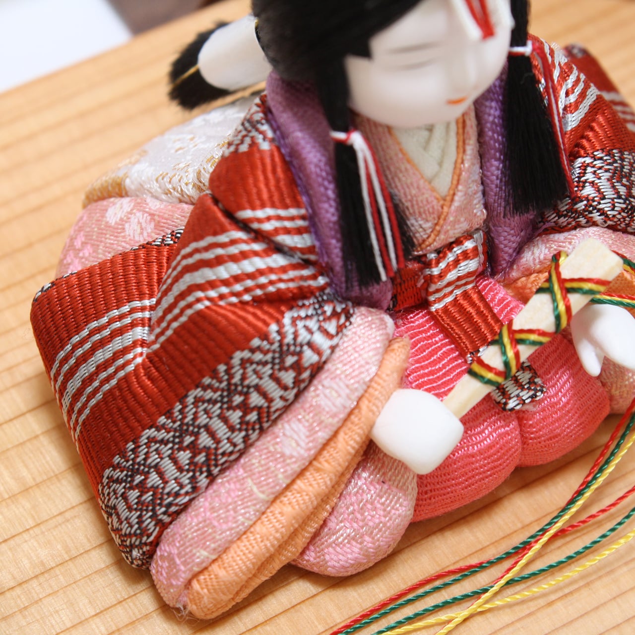 雛人形 男雛 女雛 セット黒い台座※赤い布はつきません