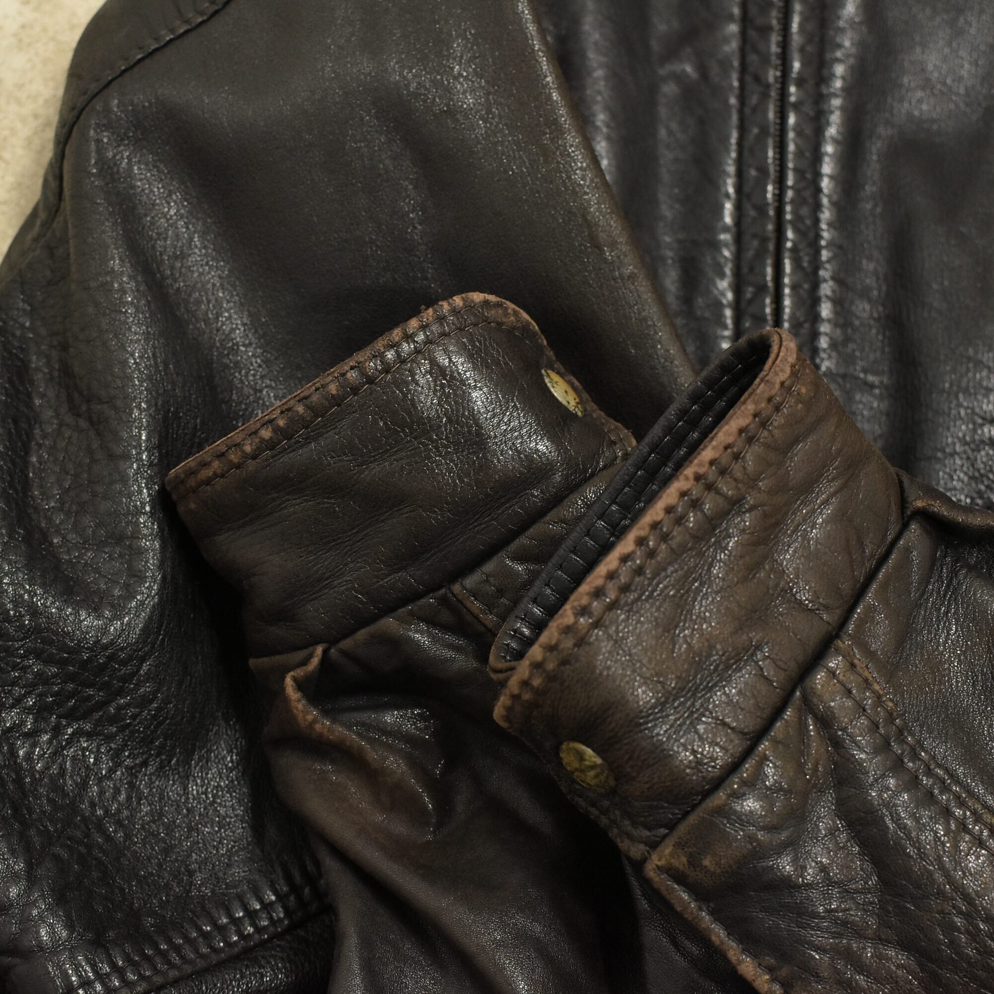70s～ ChampsElysee MONTREAL leather jkt | 古着屋 grin days memory