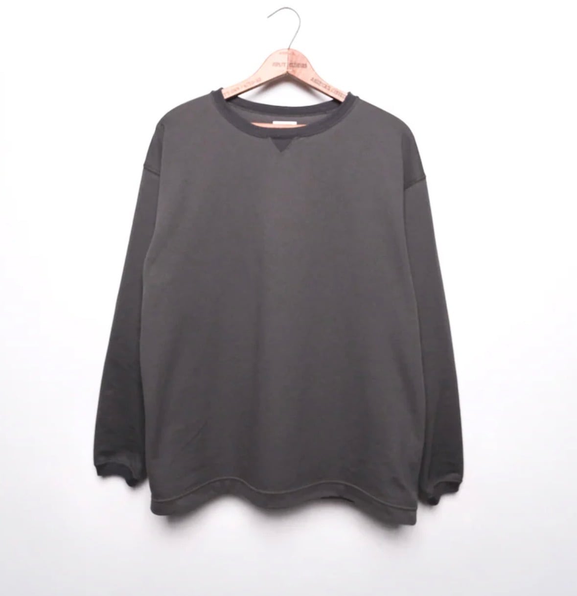 SOURCE DARU HENRY NECK L/S T - BROWN | mill kagoshima