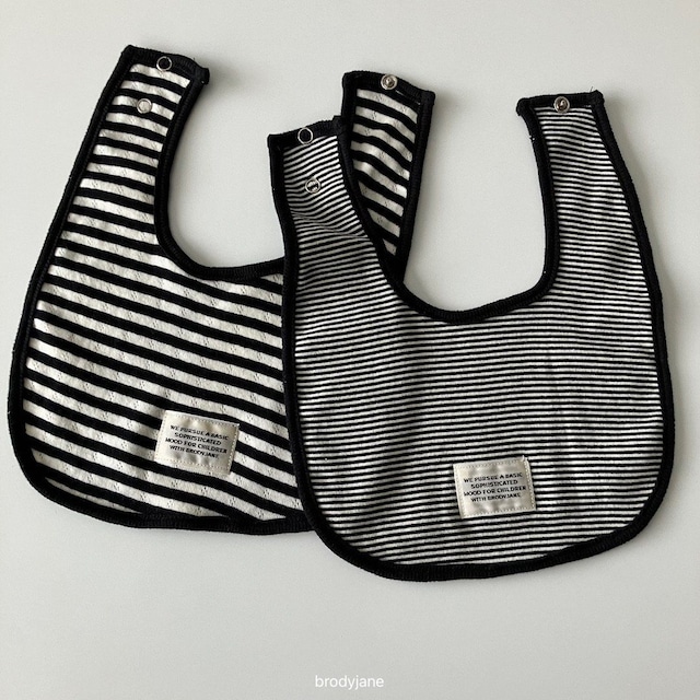 【取寄】brodyjane|stripe bib|サンデービブ|FREE|baby