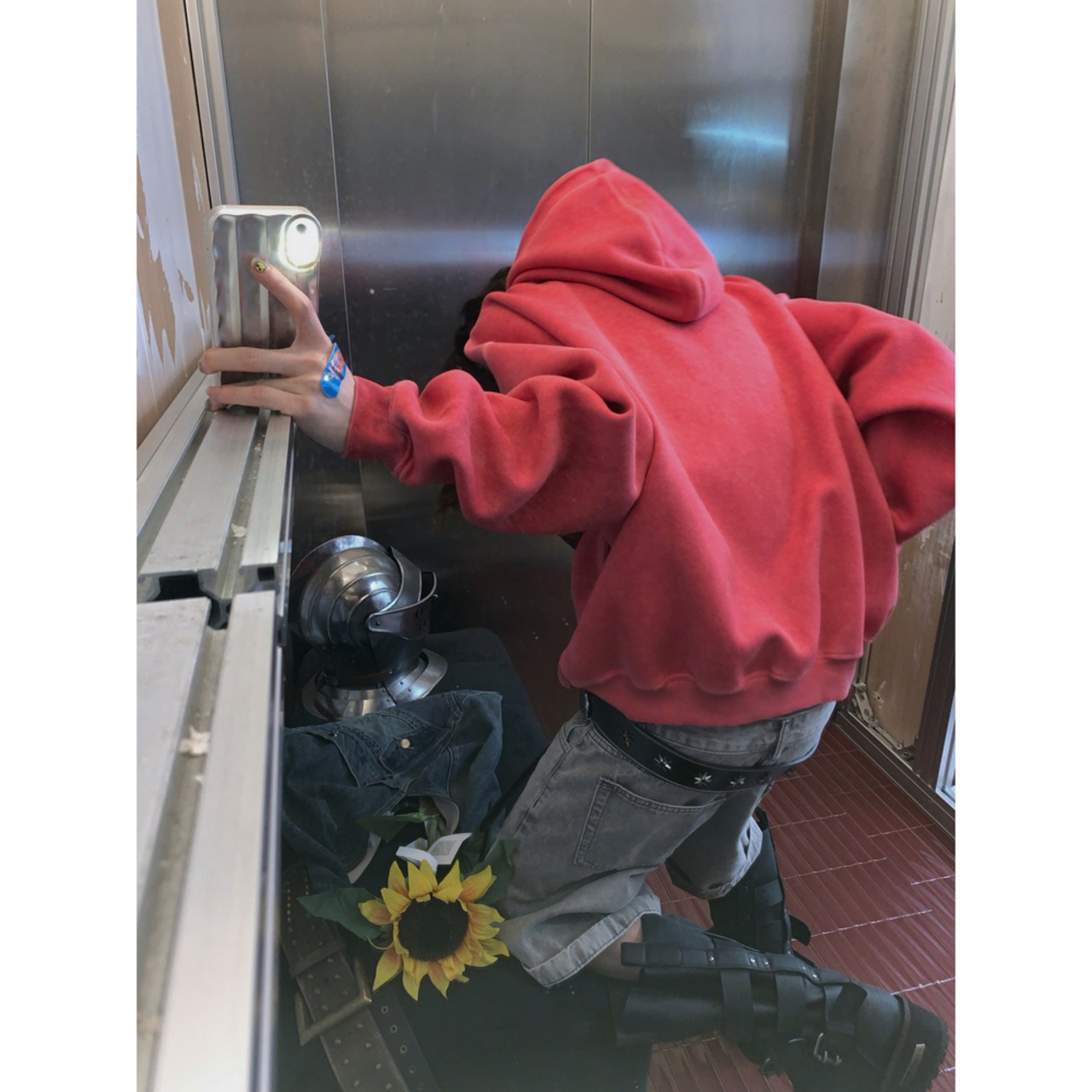 VINTAGE ストリート TV GUIDE パーカー T1879