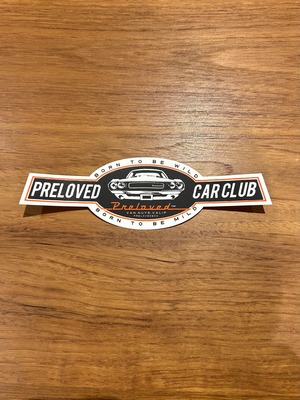 Preloved ORIGINAL STICKER/"CAR CLUB"