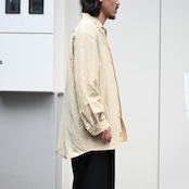 Nonnotte / Calm Oversized Open Collar Shirt