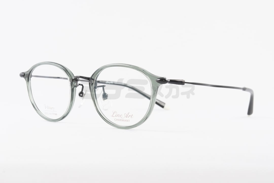 Line Art クリア メガネ Solo XL11315 GN ボストン コンビネーション