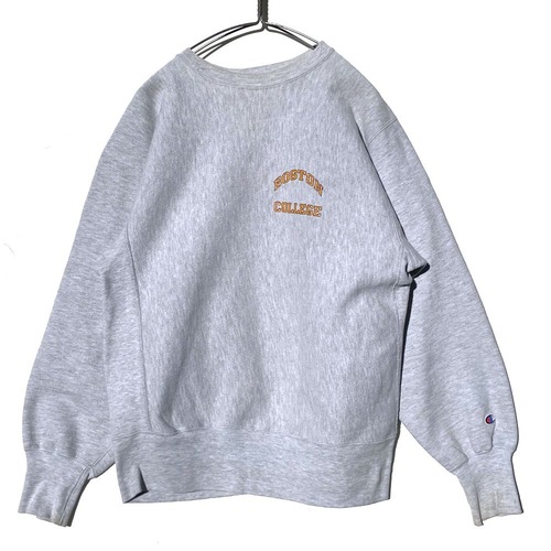 Champion [Champion - Made In USA] reverse weave double-sided print L size [1990s-] Vintage REVERSE WEAVE