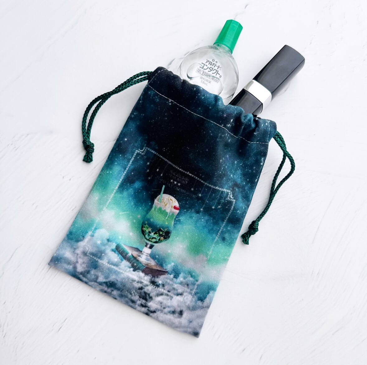 星と月と天体柄のミニ巾着袋 | LALA CloveR.幻想的雑貨屋 - 星と宇宙と