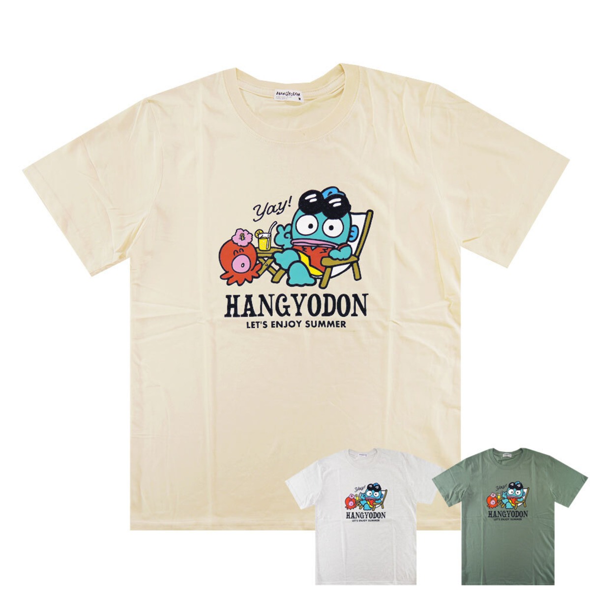 ハンギョドン 半袖 Tシャツ メンズ はんぎょどん サンリオ グッズ 魚 