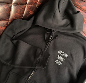 SOUTHTREE /  ASTHMA ISLAND HOODIE / BLACK