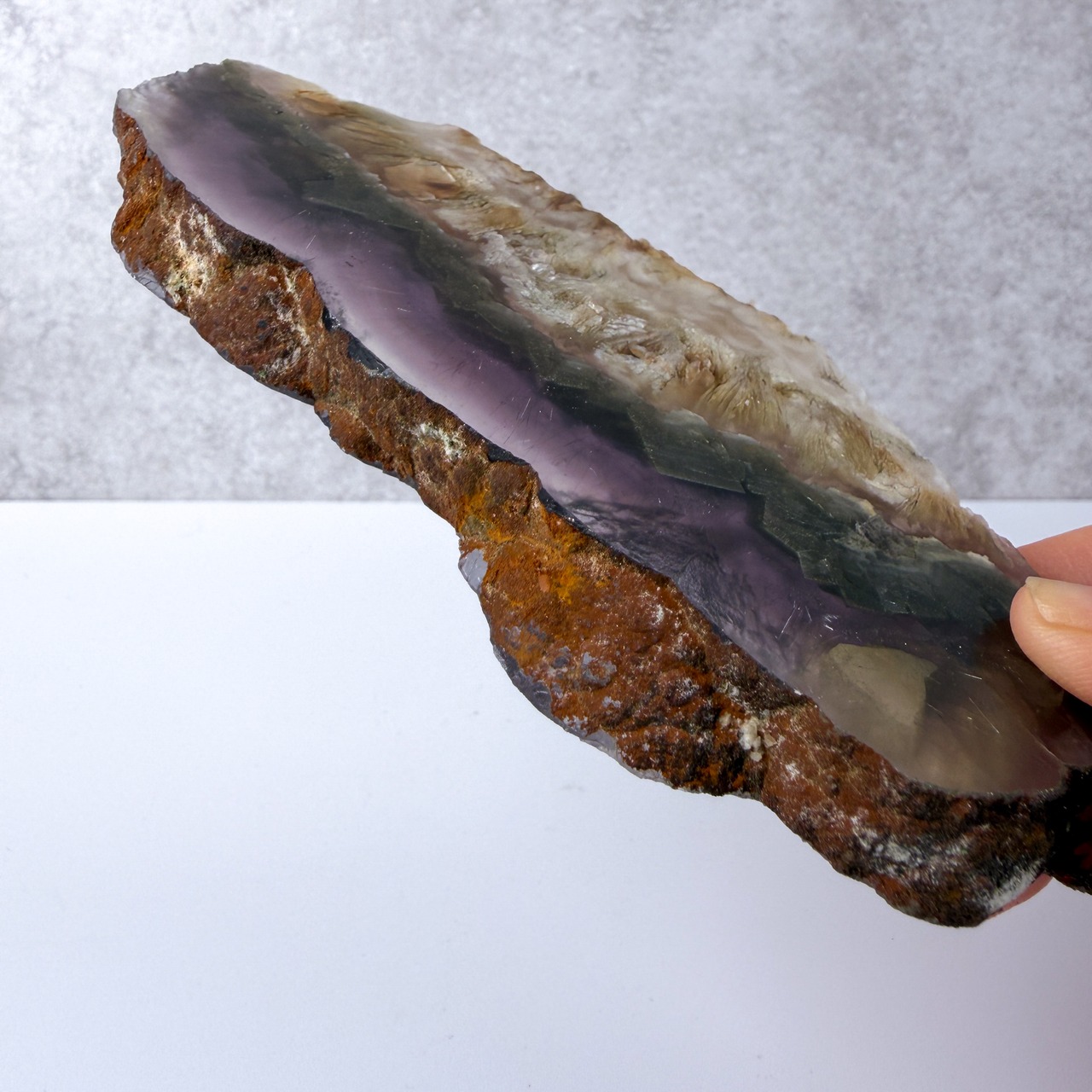 フローライト・パイライト スラブ ＊ Fluorite ＊ 天然石