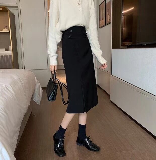 ミモレ丈タイトスカート