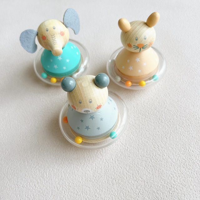 Adnil LAND アドニルランド | くるくる回る姿が可愛い ROLY POLY ロリー ポリー 木のおもちゃ 木製 ベビー 玩具