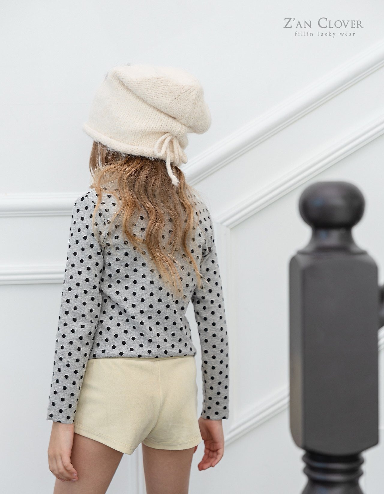 ZAN CLOVER［取寄］dot high neck tee 26winter