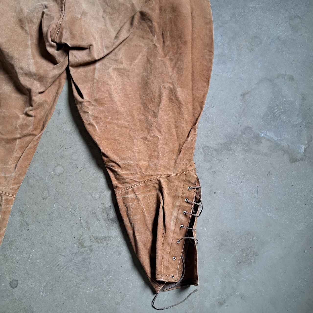 40's~50's フランス ブラウンダック ジョッパーズパンツ used [410050